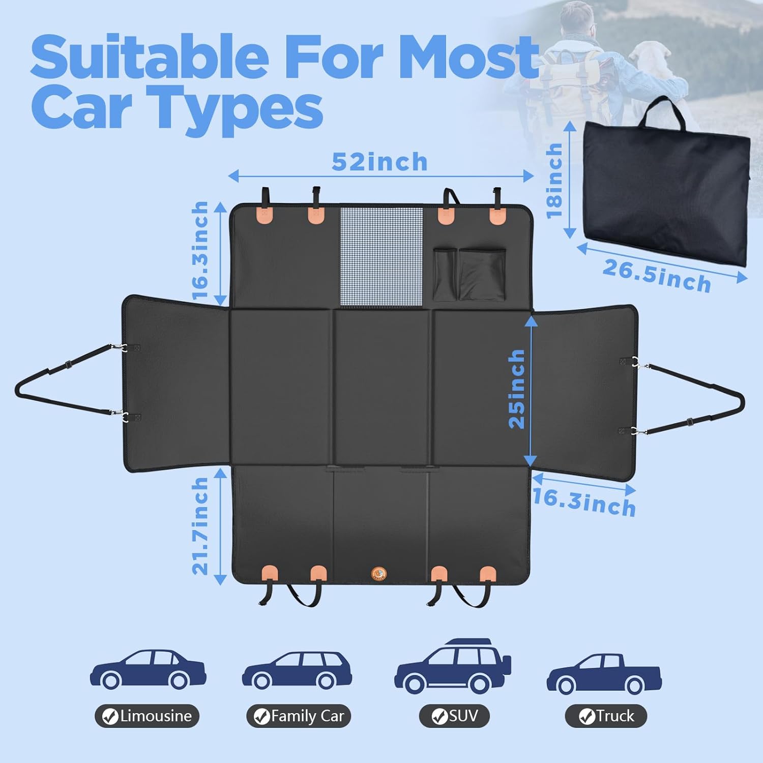 Back Seat Extender for Dogs - Image 2